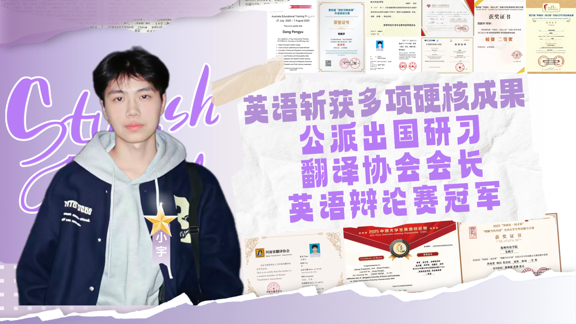 党鹏宇|大三 英语专业视频封面